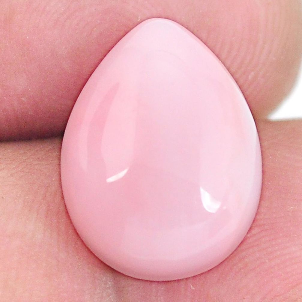 Natural 7.35cts opal pink cabochon 16x12 mm pear loose gemstone s11903