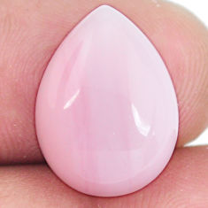 Natural 7.40cts opal pink cabochon 16x12 mm pear loose gemstone s11905