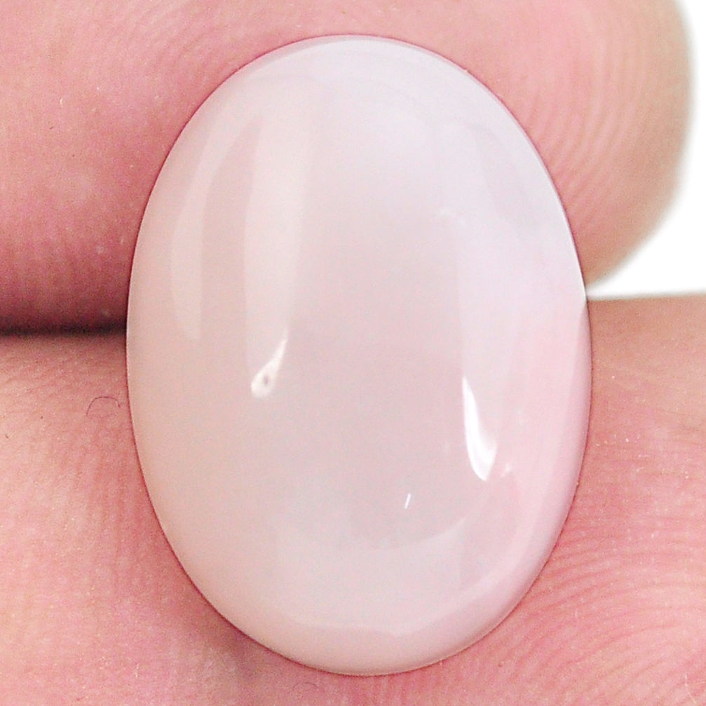 Natural 10.15cts opal pink cabochon 18x13 mm oval loose gemstone s11890