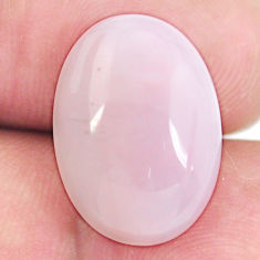 Natural 7.35cts opal pink cabochon 18x13 mm oval loose gemstone s11914
