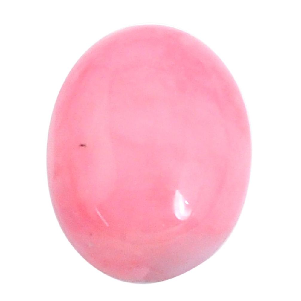 Natural 14.45cts opal pink cabochon 20x15 mm oval loose gemstone s10307