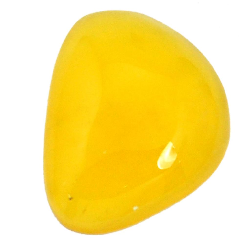 Natural 20.10cts opal yellow cabochon 26x20 mm fancy loose gemstone s9917