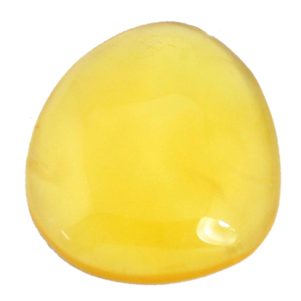 Natural 17.35cts opal yellow cabochon 26x23 mm fancy loose gemstone s9903