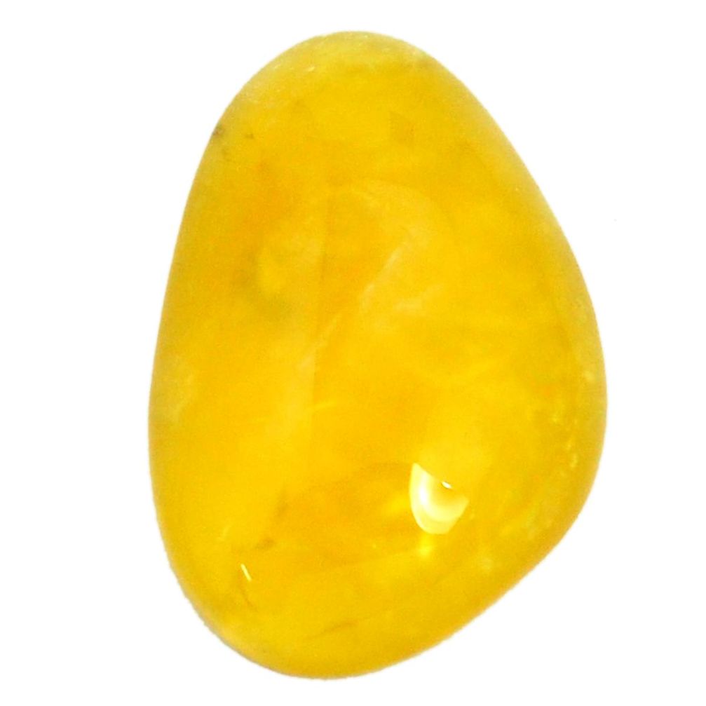 Natural 20.10cts opal yellow cabochon 28.5x18 mm fancy loose gemstone s9918