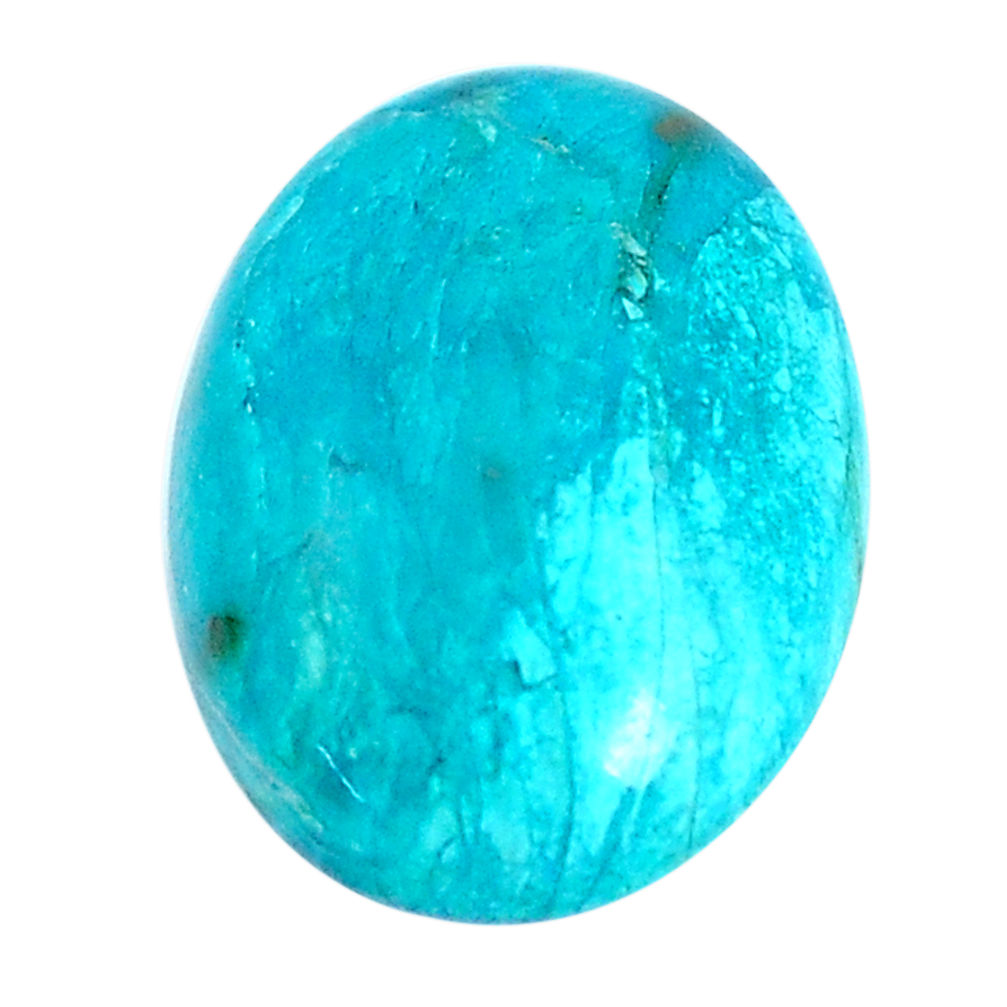 Natural 8.45cts opaline green cabochon 18x13 mm oval loose gemstone s10425