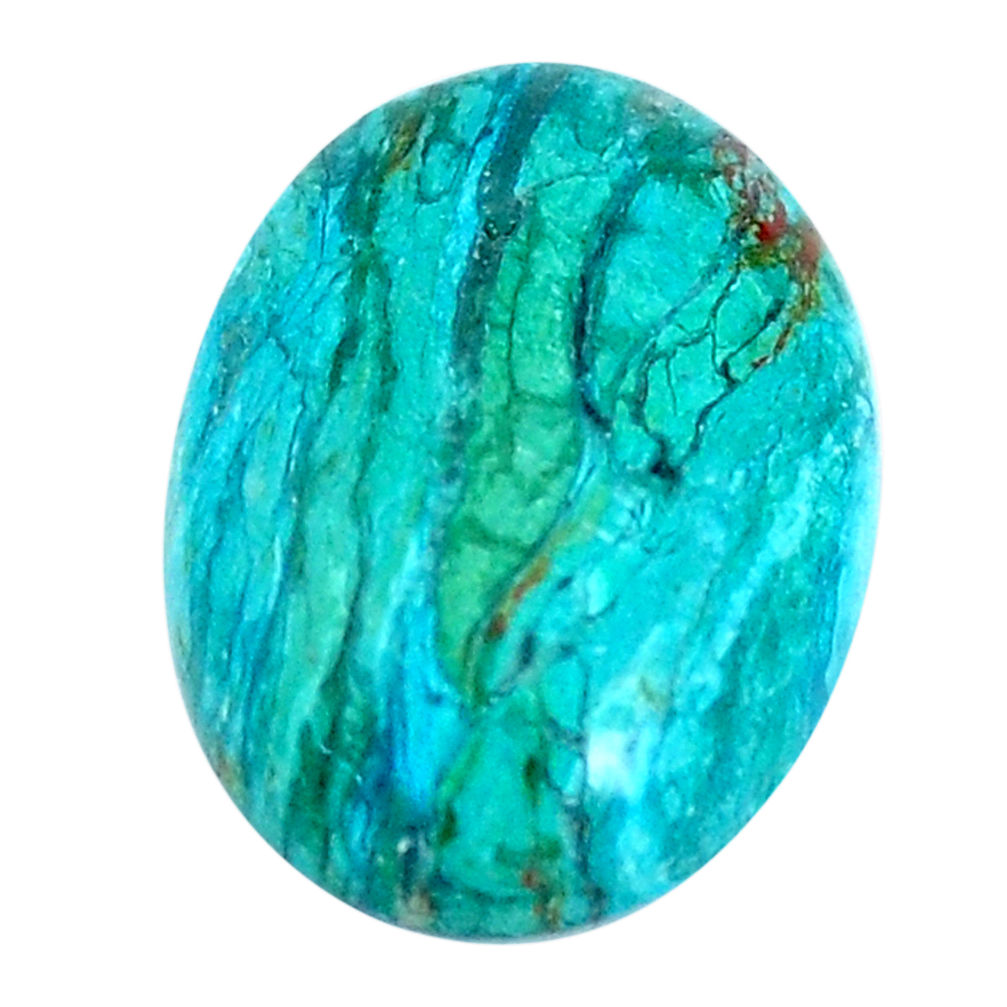 Natural 8.10cts opaline green cabochon 18x13 mm oval loose gemstone s10428