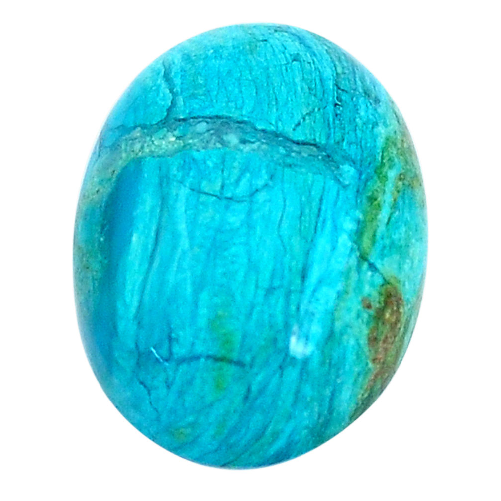 Natural 10.10cts opaline green cabochon 18x13 mm oval loose gemstone s10429