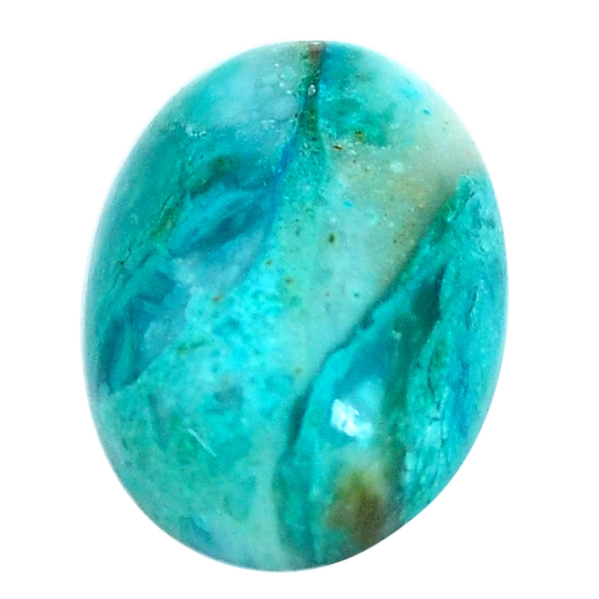 Natural Opaline Green Cabochon 18x13 Mm Oval Loose Gemstone