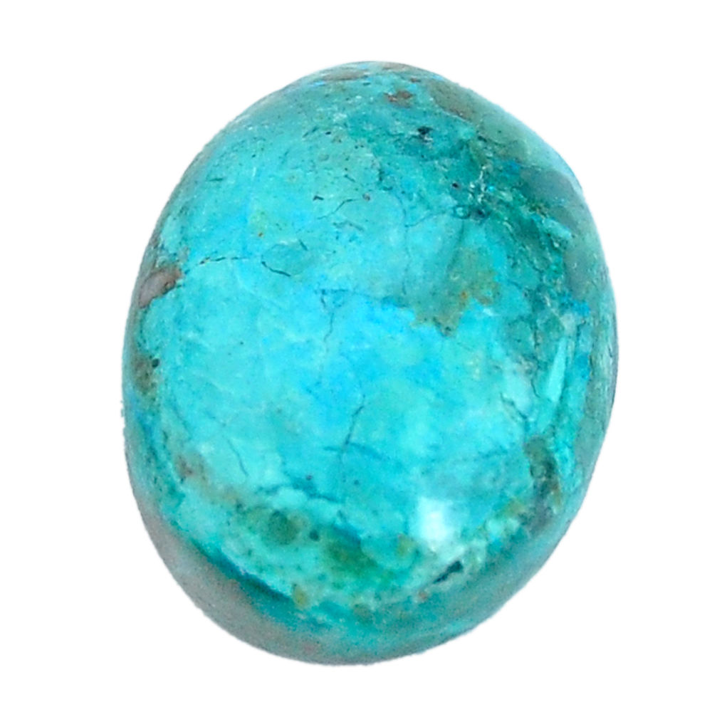 Natural 10.15cts opaline green cabochon 18x13 mm oval loose gemstone s10434