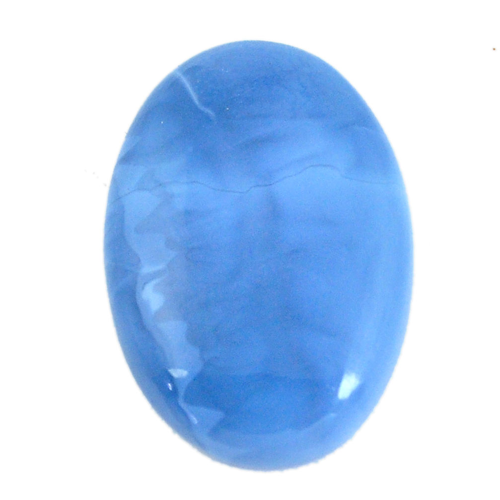 Natural 22.35cts owyhee opal blue cabochon 30x20 mm oval loose gemstone s11276