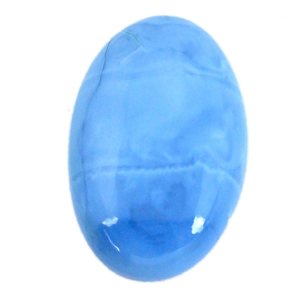 Natural 25.15cts owyhee opal blue cabochon 31x20 mm oval loose gemstone s11266