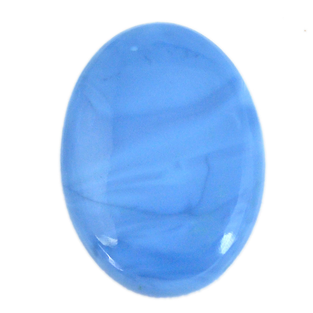 Natural 26.30cts owyhee opal blue cabochon 33.5x23 mm oval loose gemstone s11271
