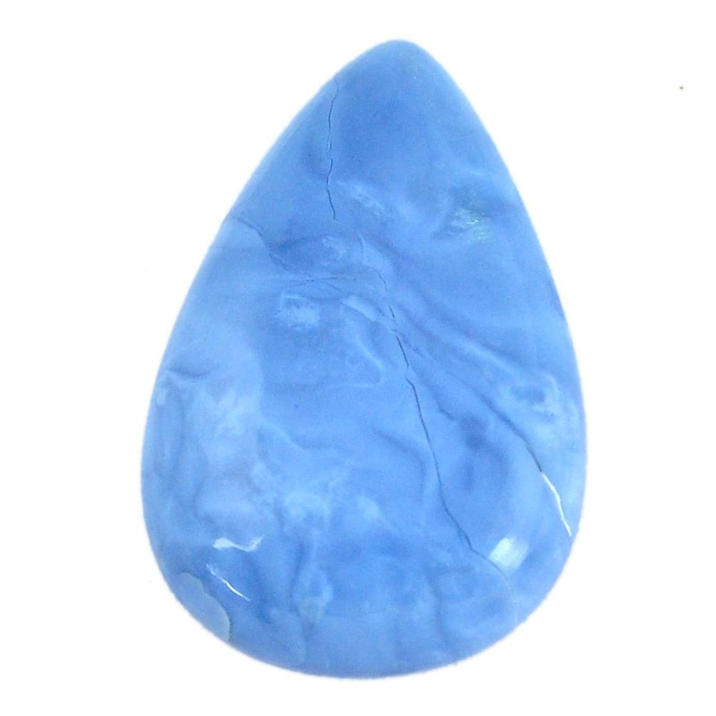 Natural 25.15cts owyhee opal blue cabochon 33x21 mm pear loose gemstone s11274