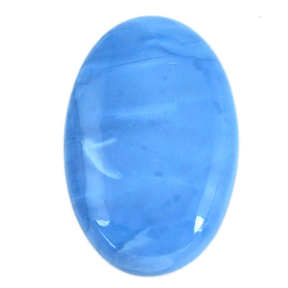 Natural 23.40cts owyhee opal blue cabochon 34x22 mm oval loose gemstone s11265