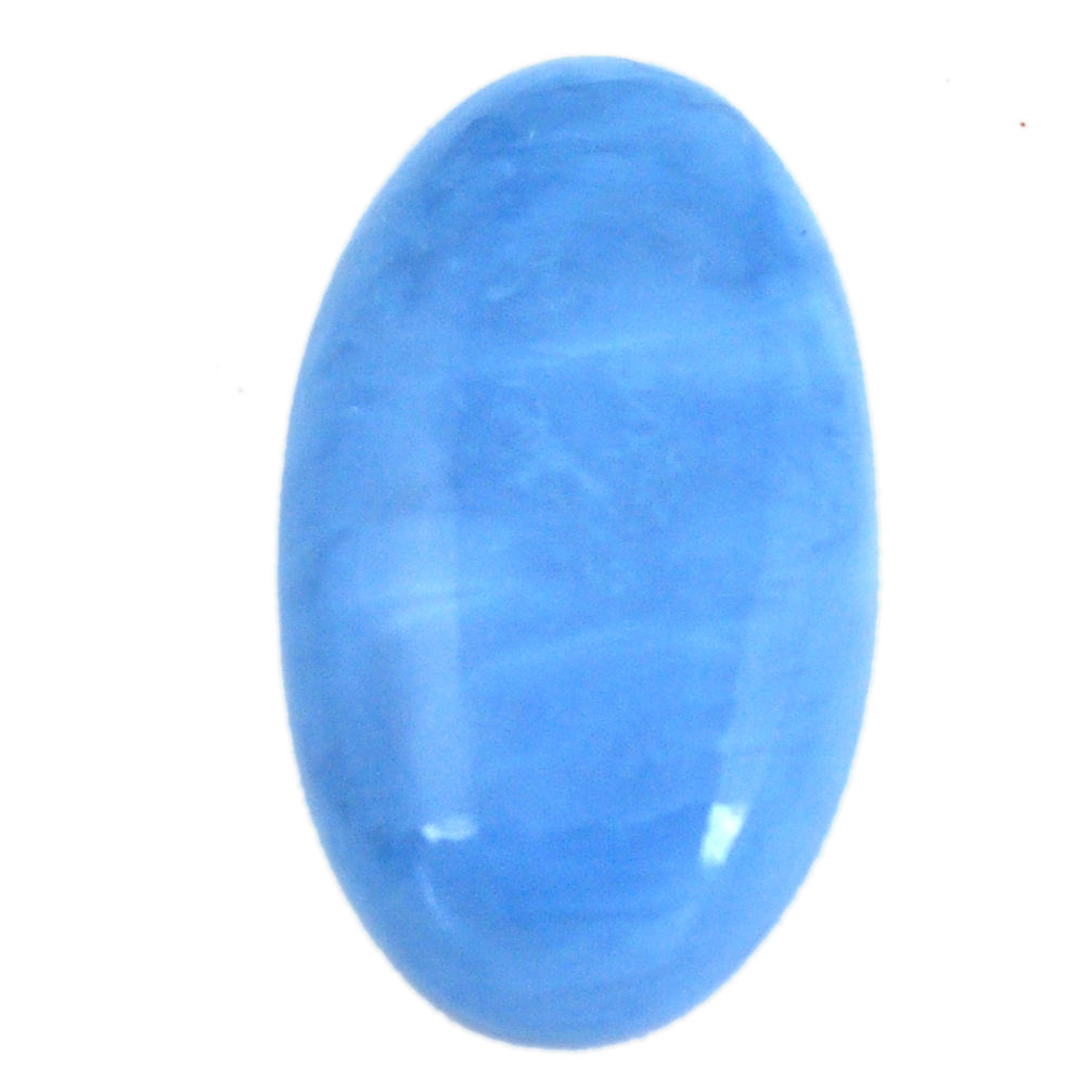 Natural 27.40cts owyhee opal blue cabochon 35x20 mm oval loose gemstone s11267