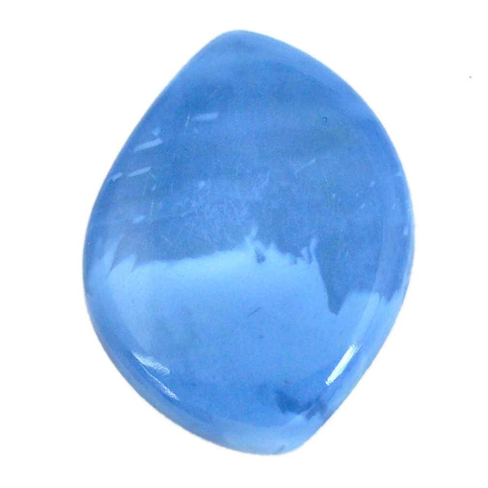 Natural 29.20cts owyhee opal blue cabochon 35x25 mm fancy loose gemstone s11278