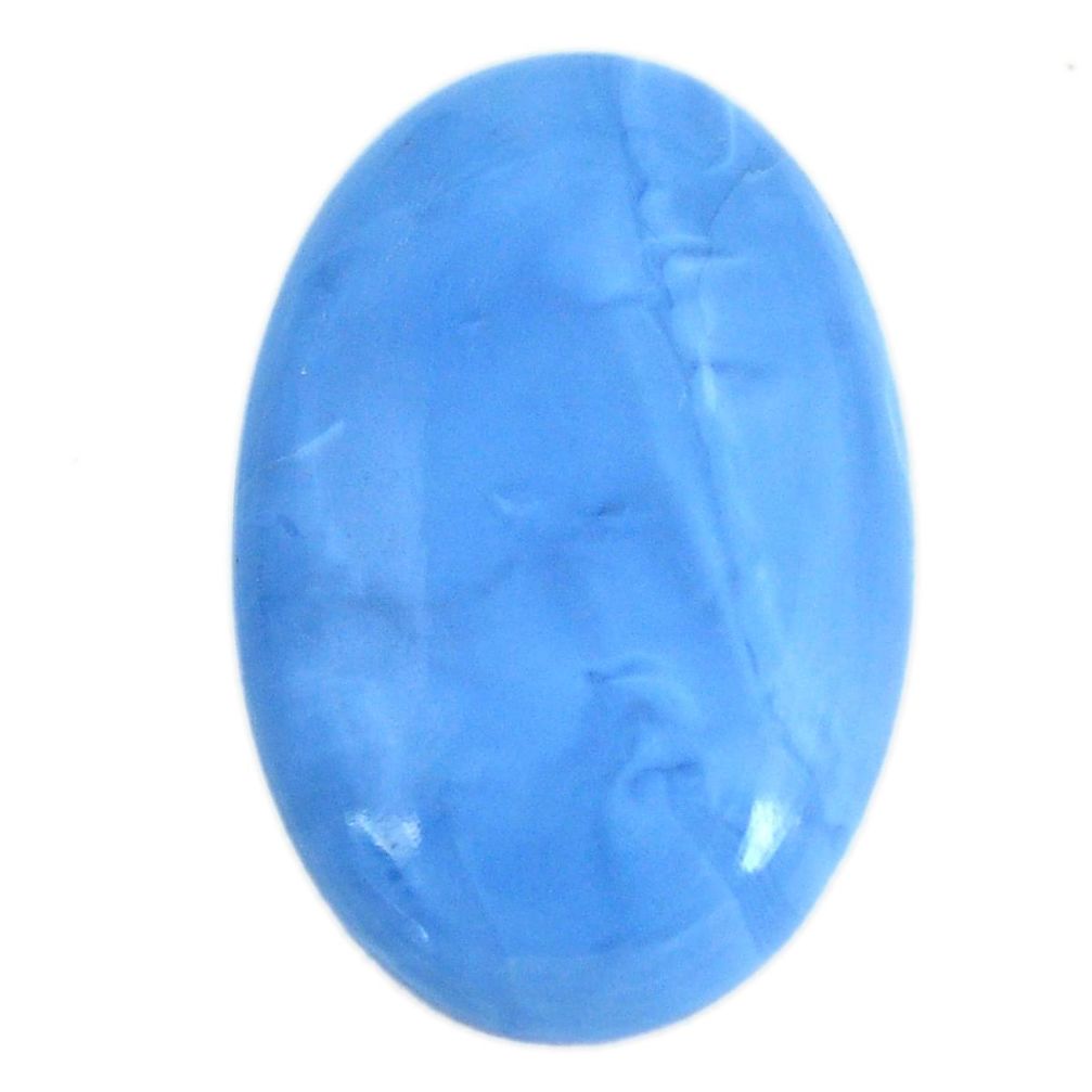 Natural 33.45cts owyhee opal blue cabochon 36x23 mm oval loose gemstone s11262