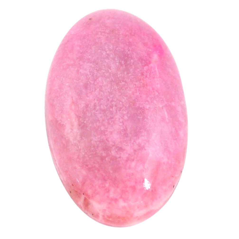 Natural 17.40cts petalite pink 28x17 mm oval loose gemstone s14418