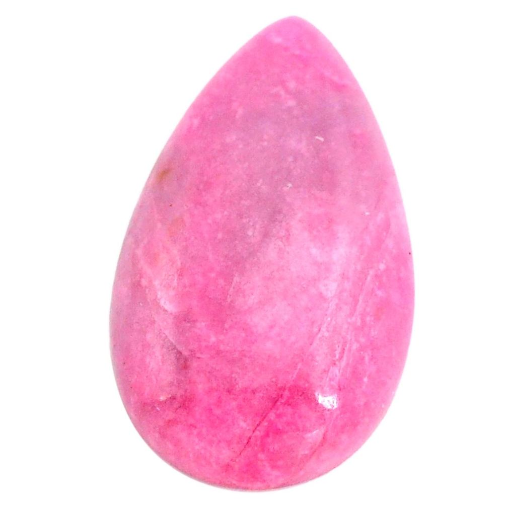 Natural 18.25cts petalite pink 29x17 mm pear loose gemstone s14401