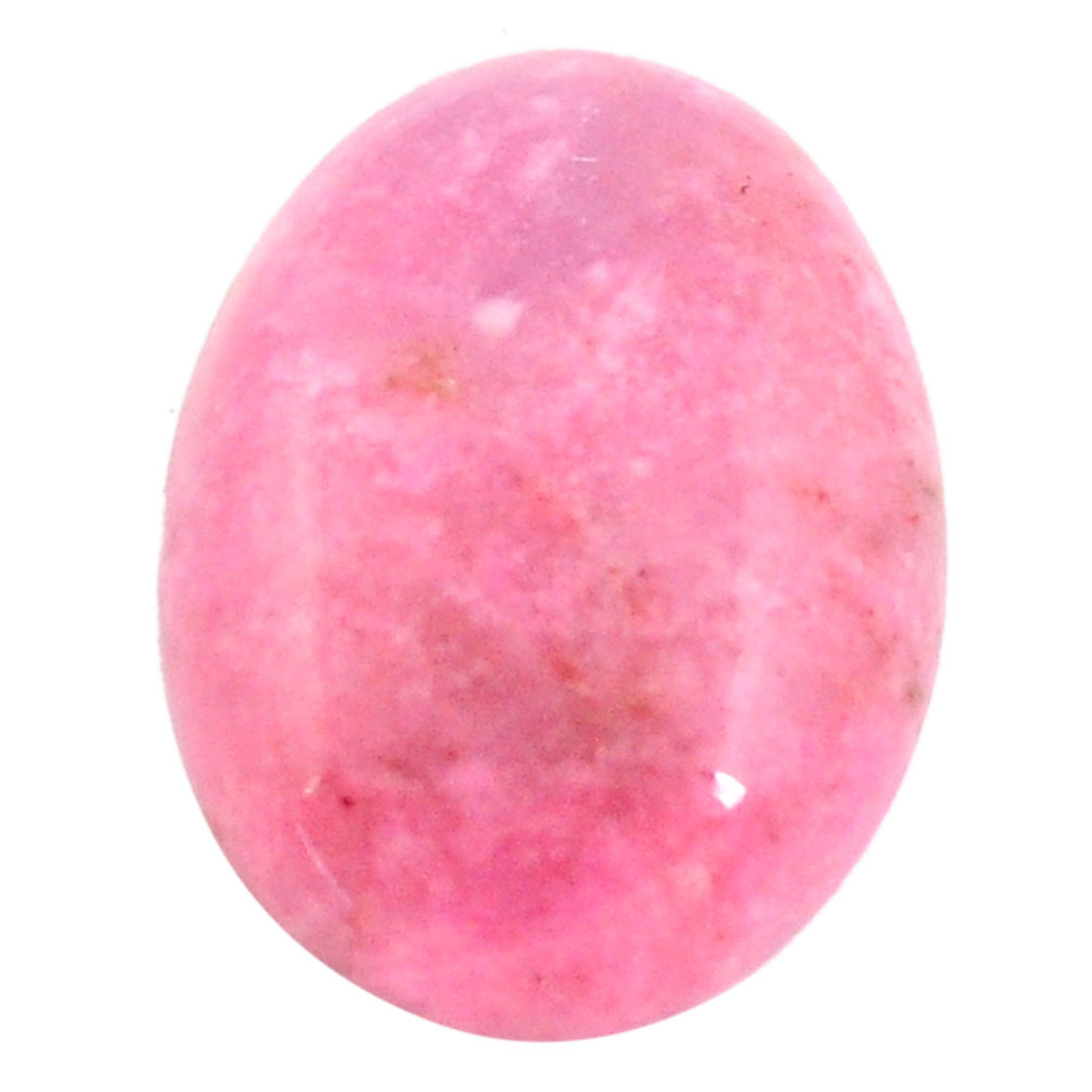 Natural 12.40cts petalite pink cabochon 21x15 mm oval loose gemstone s14434