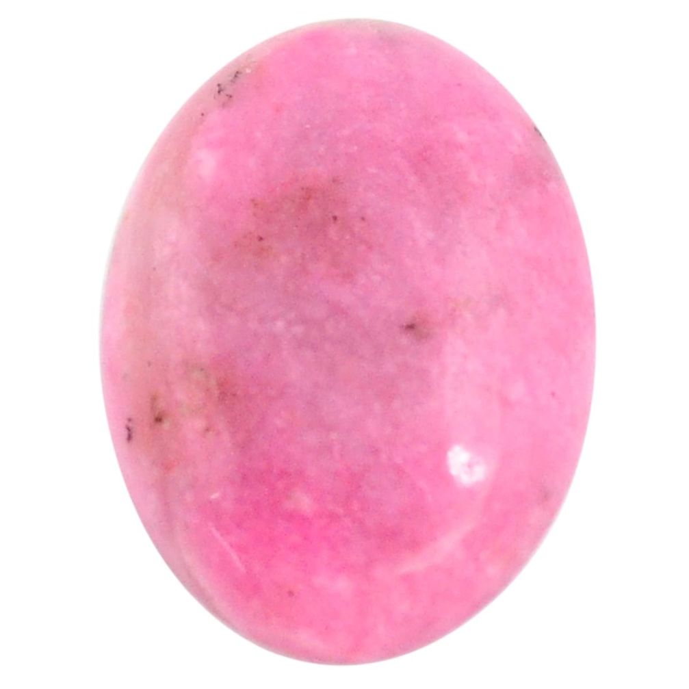 Natural 15.10cts petalite pink cabochon 22.5x16 mm oval loose gemstone s14436