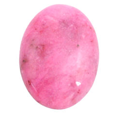 Natural 13.45cts petalite pink cabochon 22.5x16 mm oval loose gemstone s14440