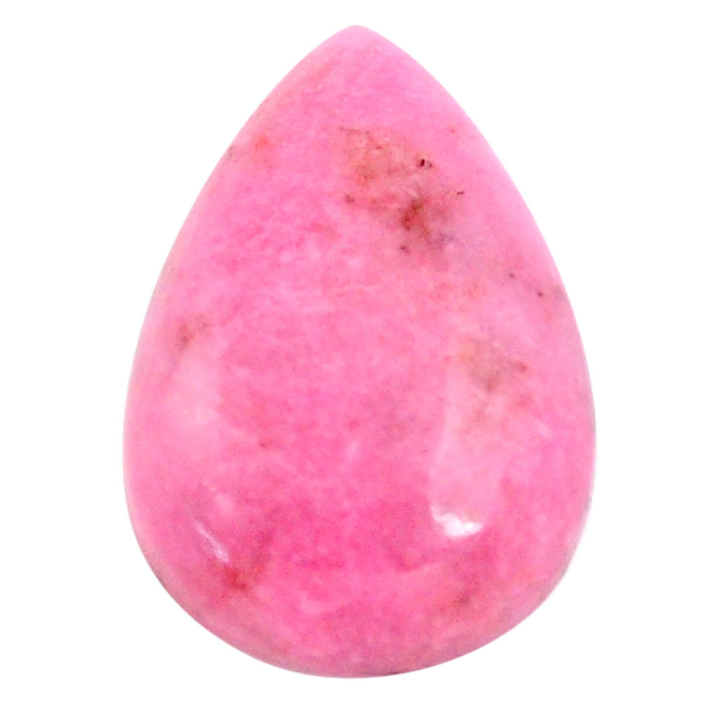 Natural 13.45cts petalite pink cabochon 22x15 mm pear loose gemstone s14426
