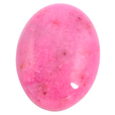 Natural 15.05cts petalite pink cabochon 23.5x17 mm oval loose gemstone s14437