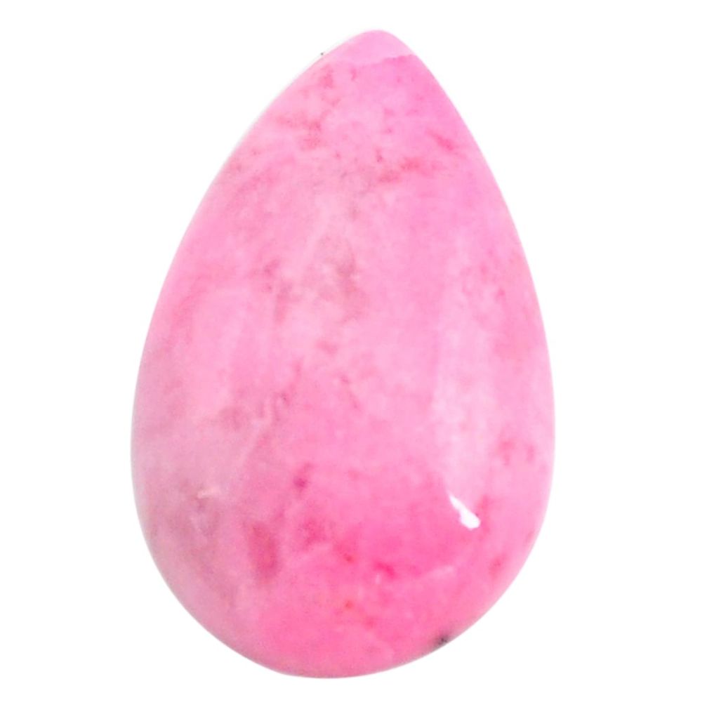 Natural 13.45cts petalite pink cabochon 23x14 mm pear loose gemstone s14428