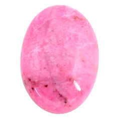 Natural 16.25cts petalite pink cabochon 23x16 mm oval loose gemstone s14432