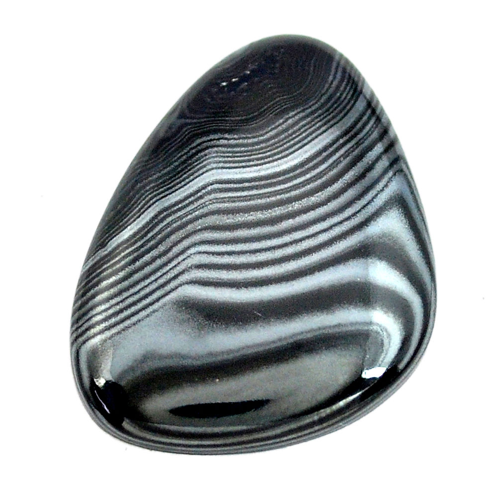 Natural 16.20cts psilomelane black cabochon 25x18.5 mm loose gemstone s14045