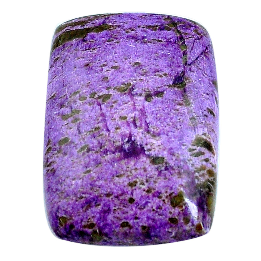 Natural 16.20cts purpurite purple cabochon 25x18mm octagan loose gemstone s14019