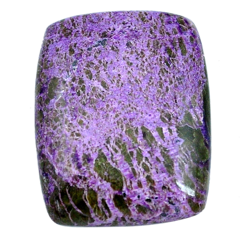 Natural 23.45cts purpurite purple cabochon 27x21mm octagan loose gemstone s14040