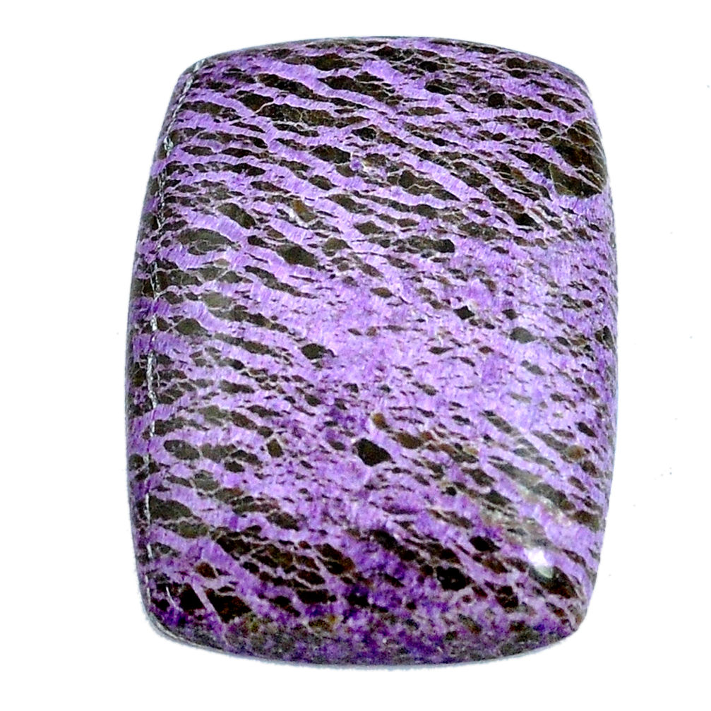 Natural 23.40cts purpurite purple cabochon 29x21mm octagan loose gemstone s14022
