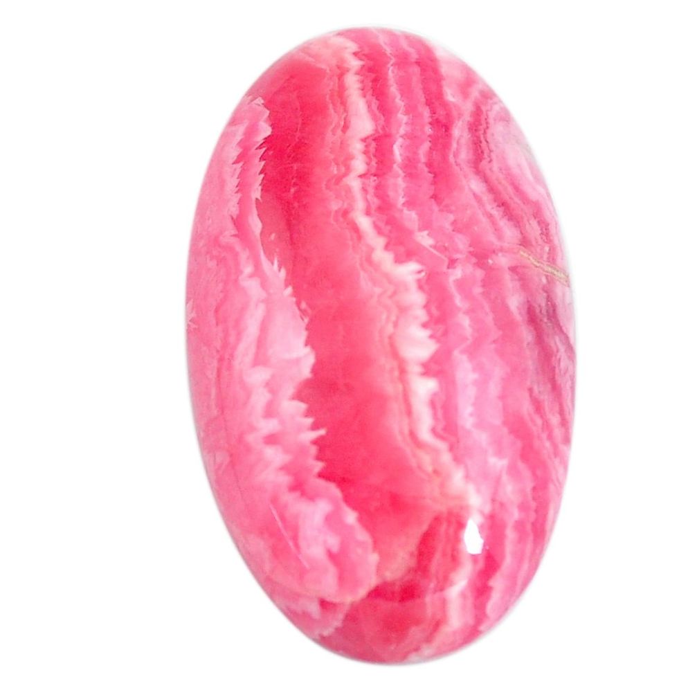 Natural 31.30cts rhodochrosite cabochon 30x17 mm oval loose gemstone s11938