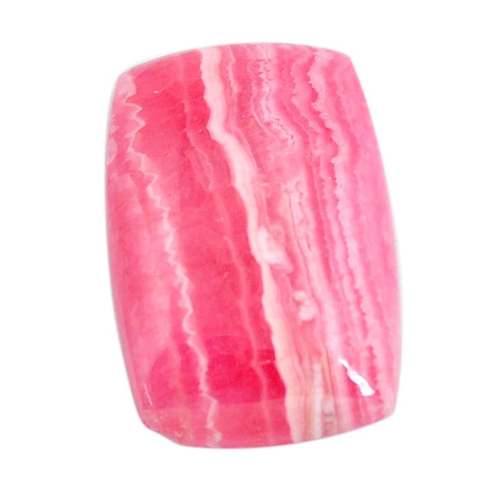 Natural 19.45cts rhodochrosite inca rose pink 22x15 mm loose gemstone s11974