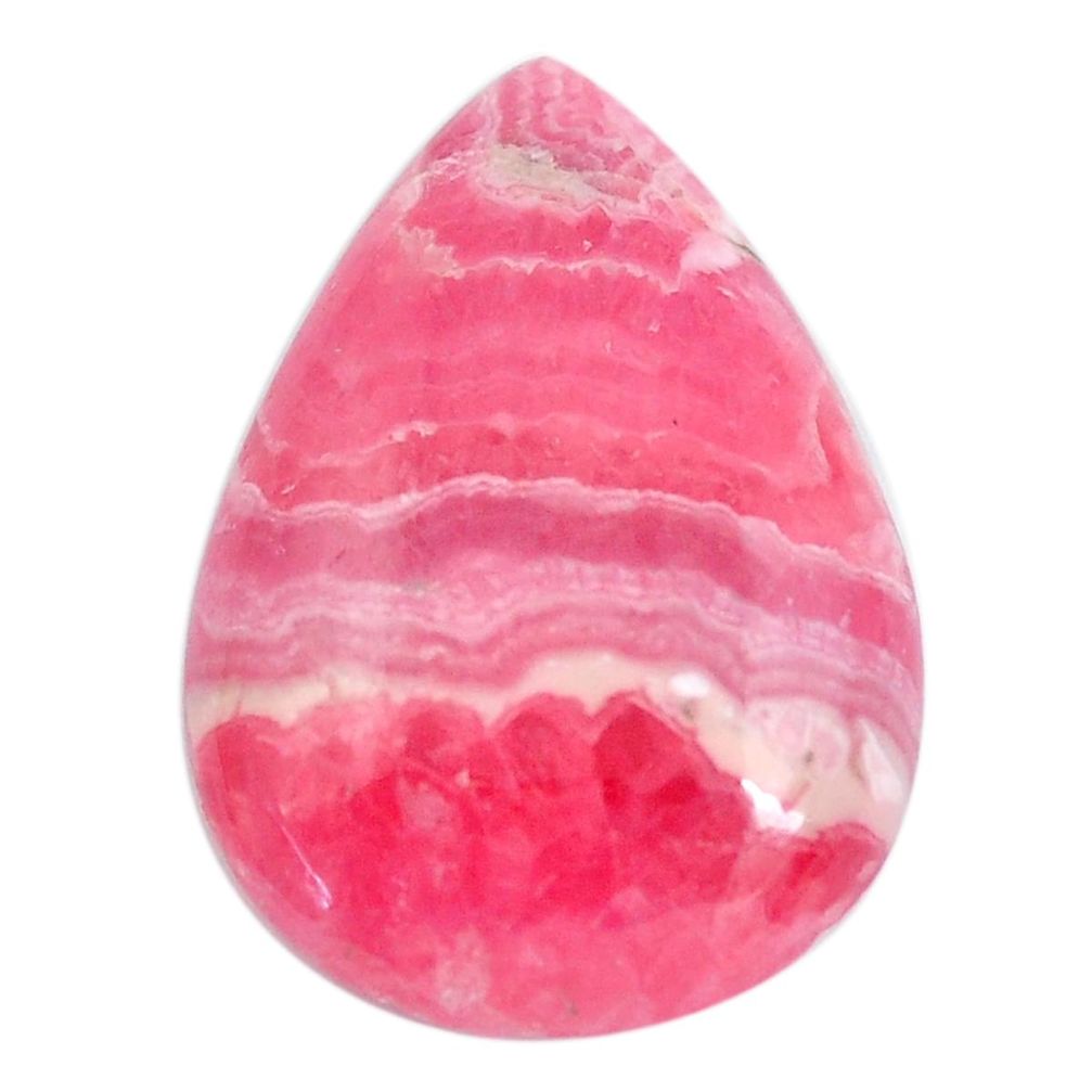 Natural 21.30cts rhodochrosite inca rose pink 25x17.5 mm loose gemstone s11943