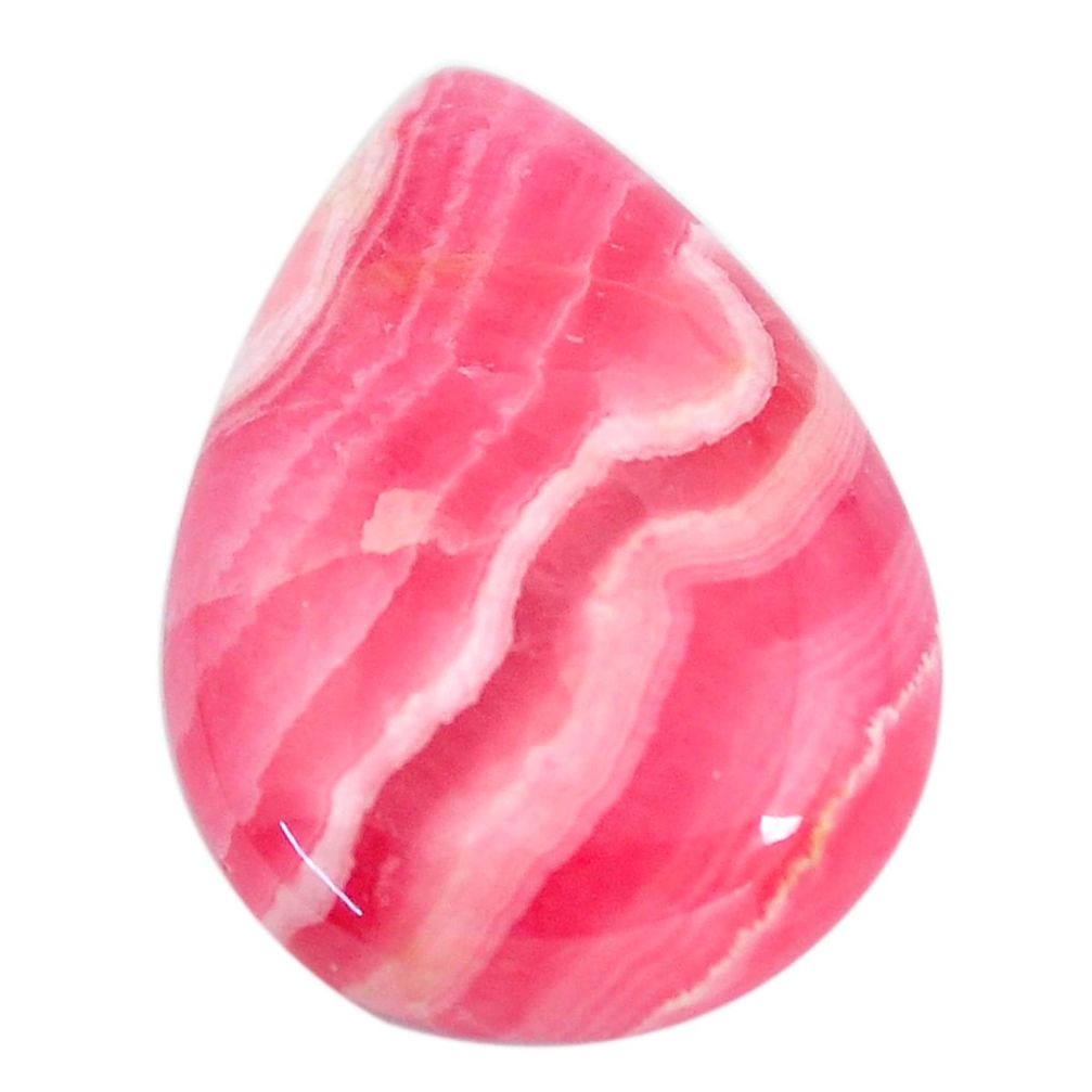 Natural 21.30cts rhodochrosite inca rose pink 25x18 mm loose gemstone s11947