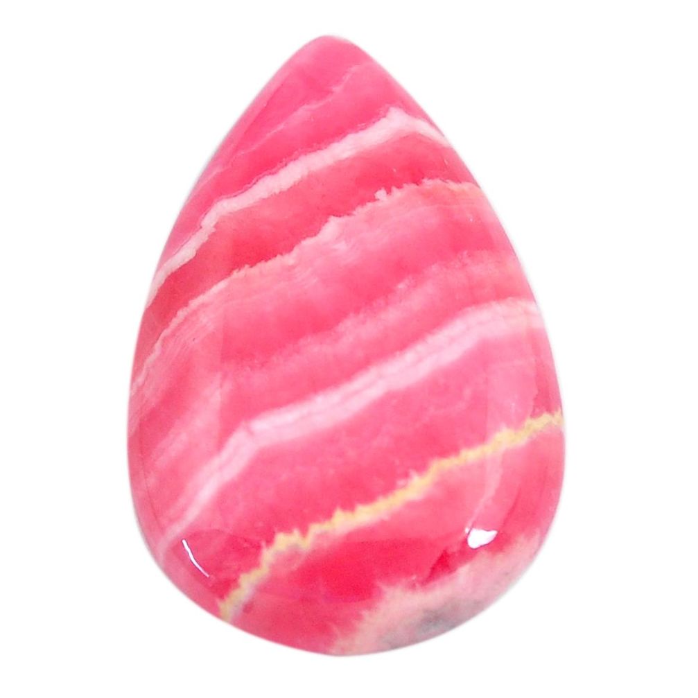 Natural 18.25cts rhodochrosite inca rose pink 26.5x7 mm loose gemstone s11946
