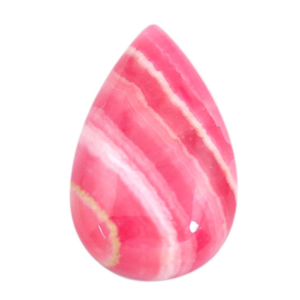 Natural 21.30cts rhodochrosite inca rose pink 26x15.5 mm loose gemstone s11963