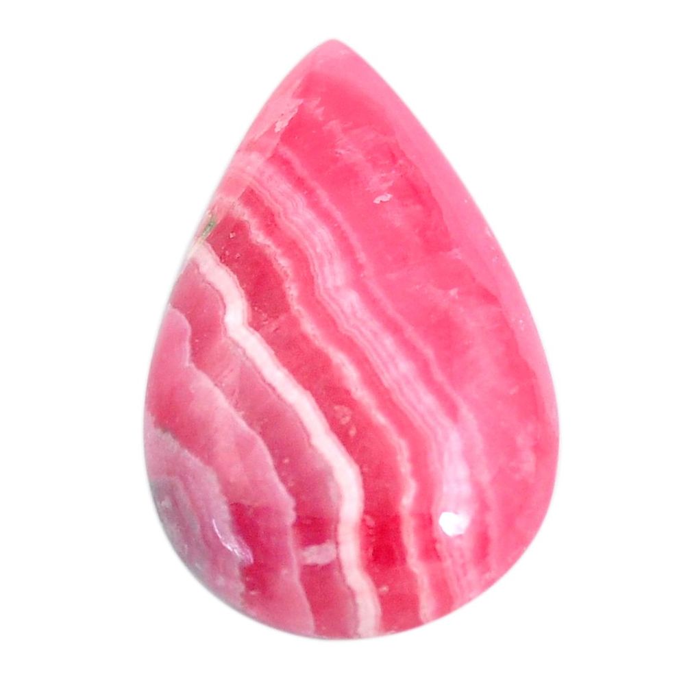 Natural 18.45cts rhodochrosite inca rose pink 26x16.5 mm loose gemstone s11945