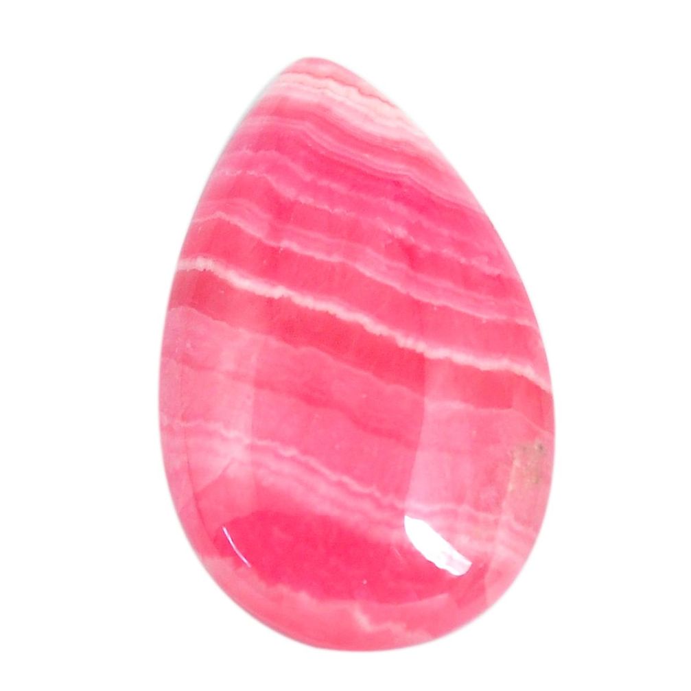 Natural 20.10cts rhodochrosite inca rose pink 27.5x17 mm loose gemstone s11941