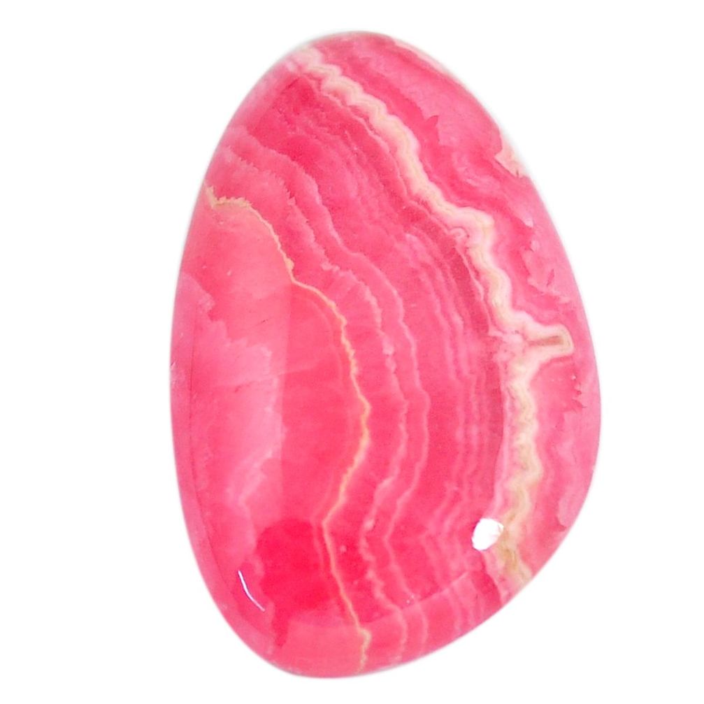 Natural 25.10ct rhodochrosite pink cabochon 28x17 mm fancy loose gemstone s11933