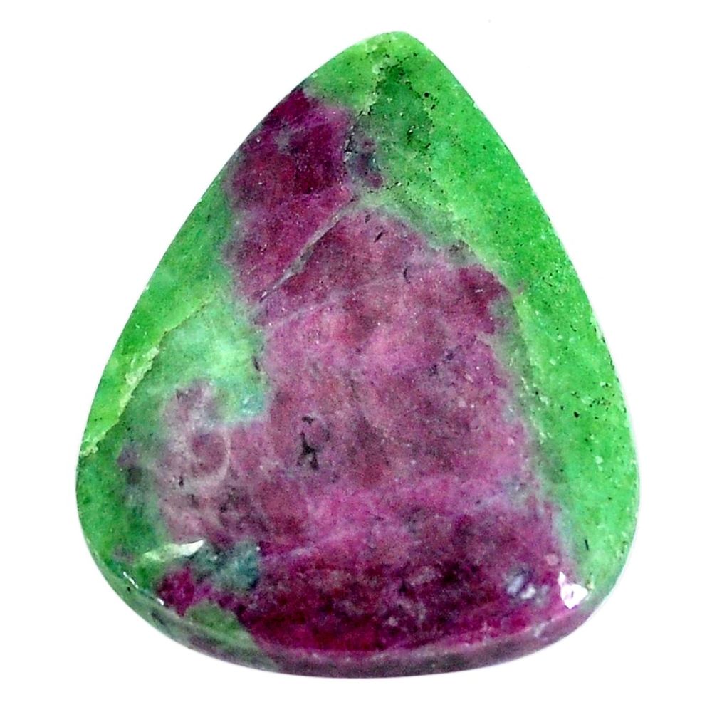 Natural 40.10cts ruby zoisite pink cabochon 31.5x25 mm loose gemstone s11394