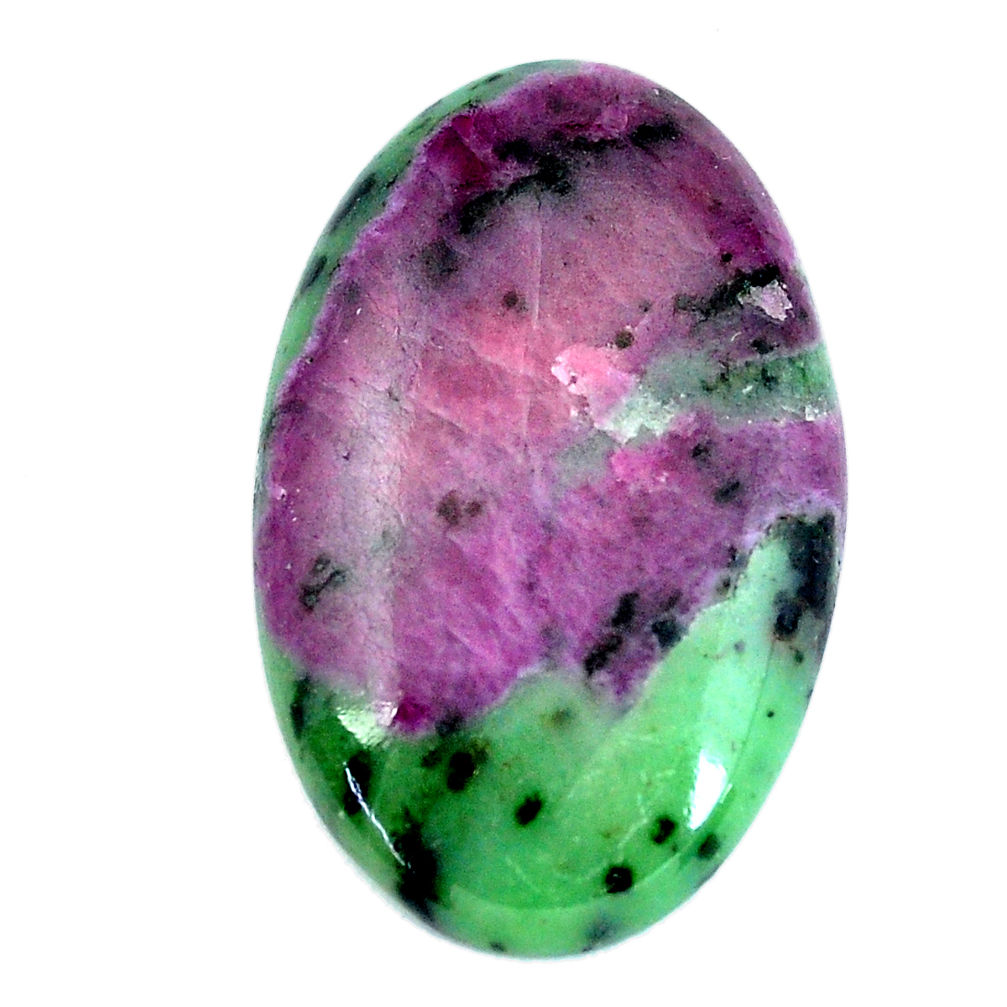 Natural 51.25cts ruby zoisite pink cabochon 36x22.5 mm loose gemstone s11393