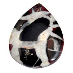 Natural 29.45cts septarian gonads brown cabochon 31x22 mm loose gemstone s15039