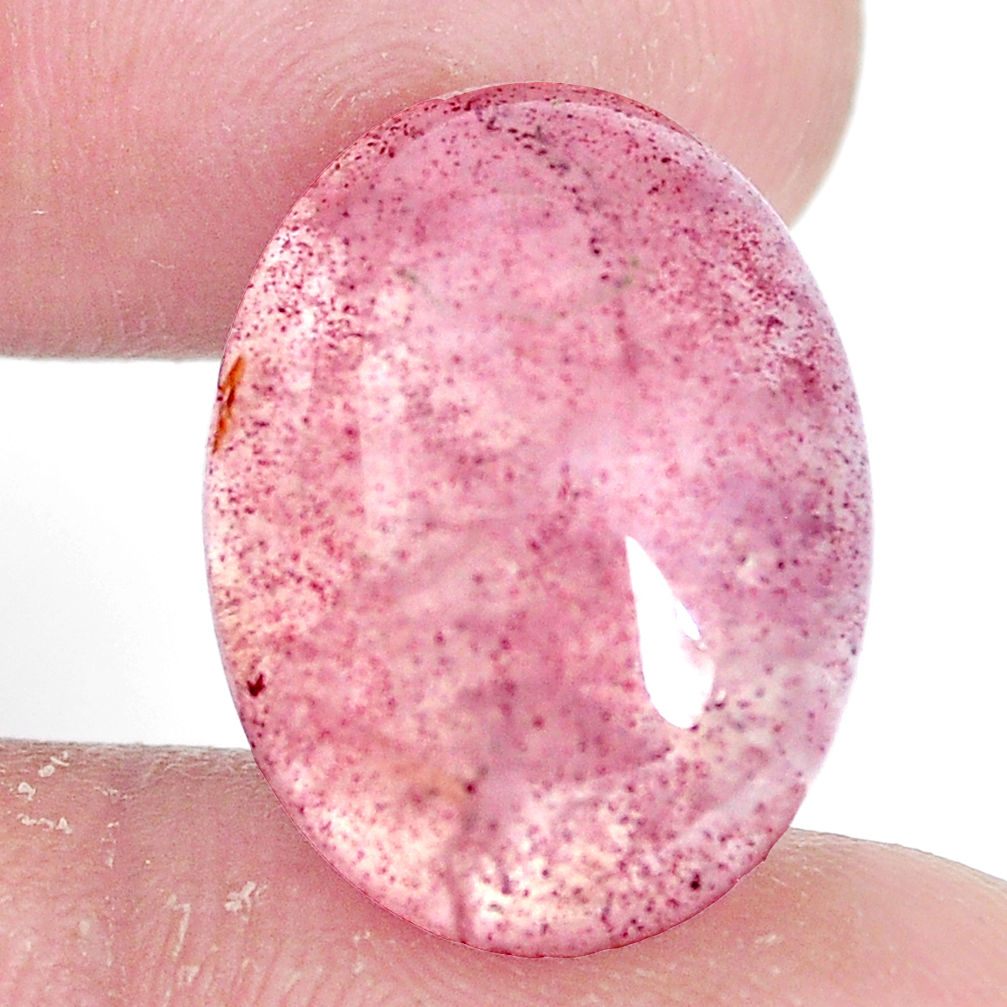 Natural 16.30cts strawberry quartz red cabochon 20x15 mm loose gemstone s10412