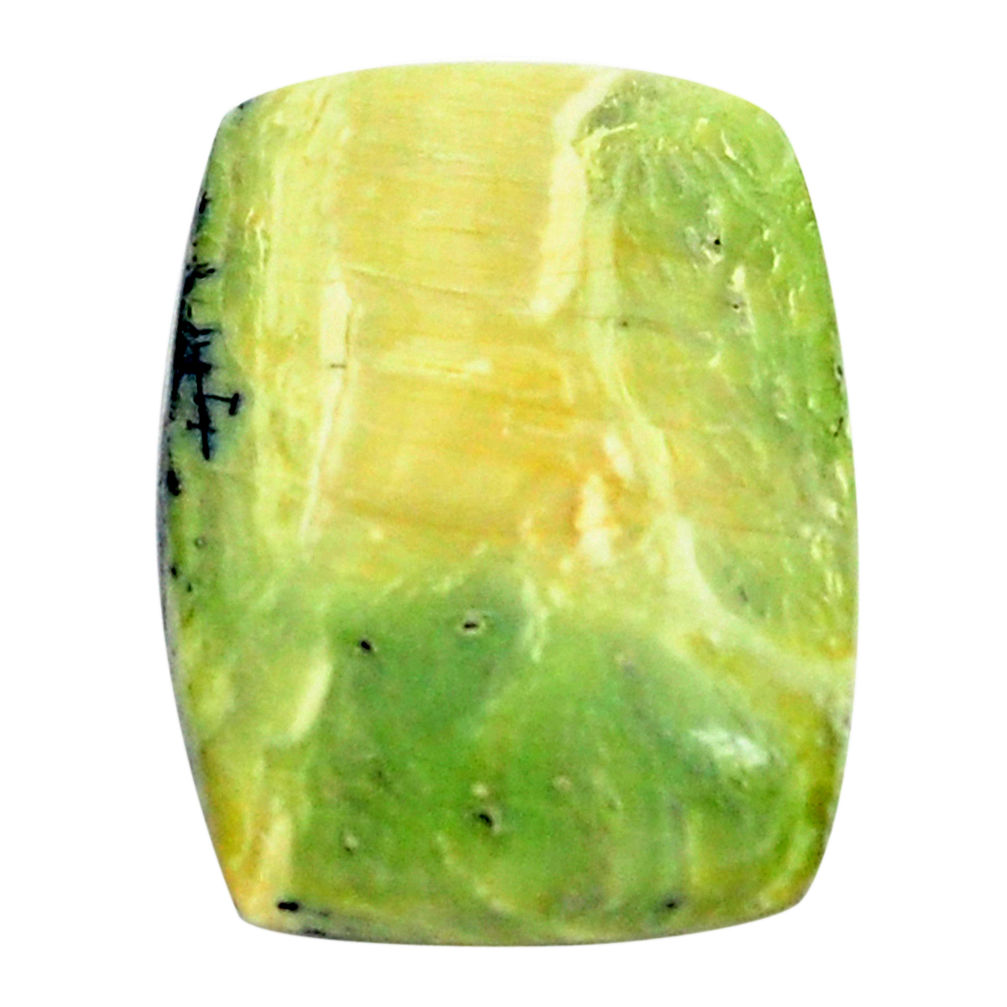 Natural 8.45cts swiss imperial opal green 18.5x14 mm loose gemstone s14398