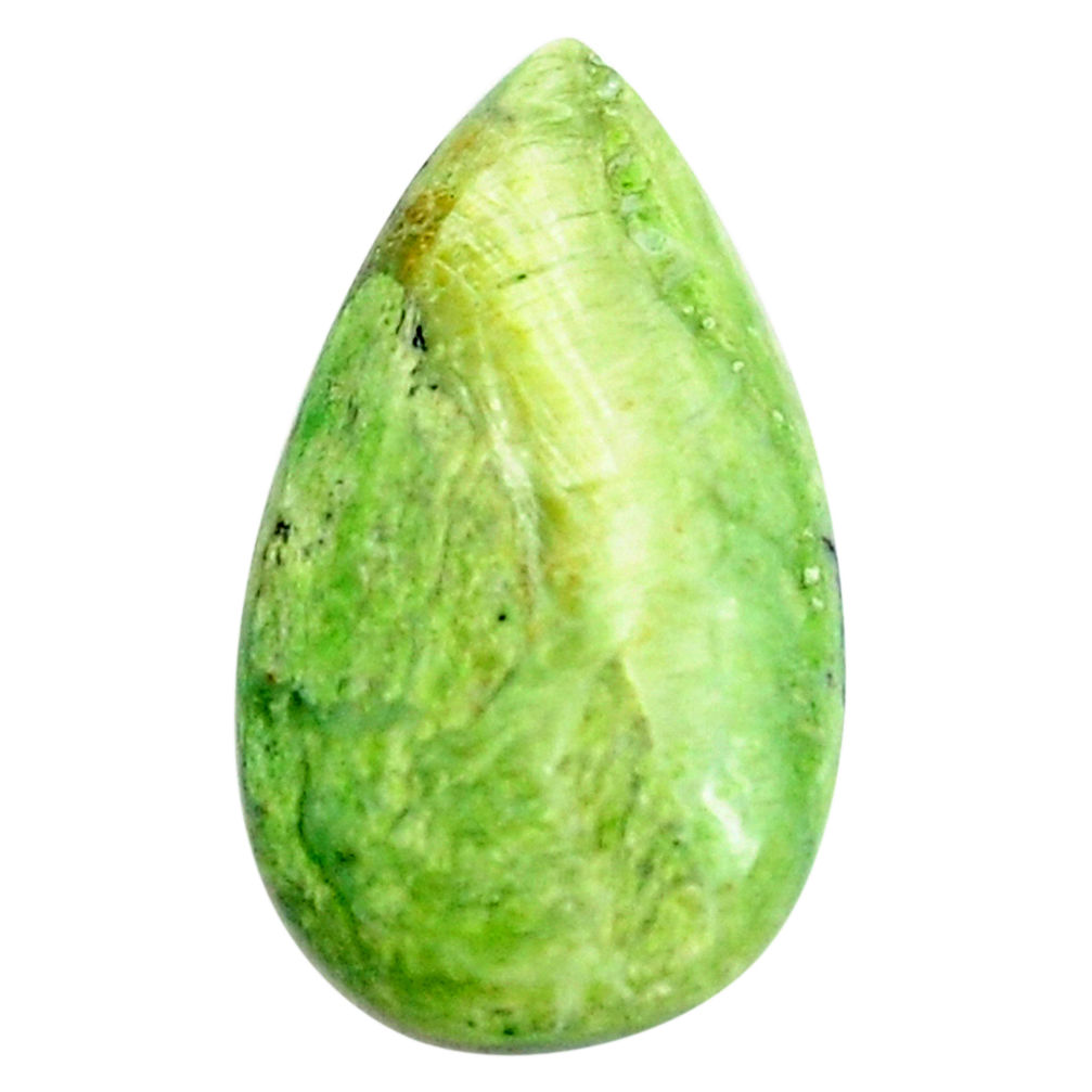 Natural 6.35cts swiss imperial opal green 21x12 mm pear loose gemstone s14394