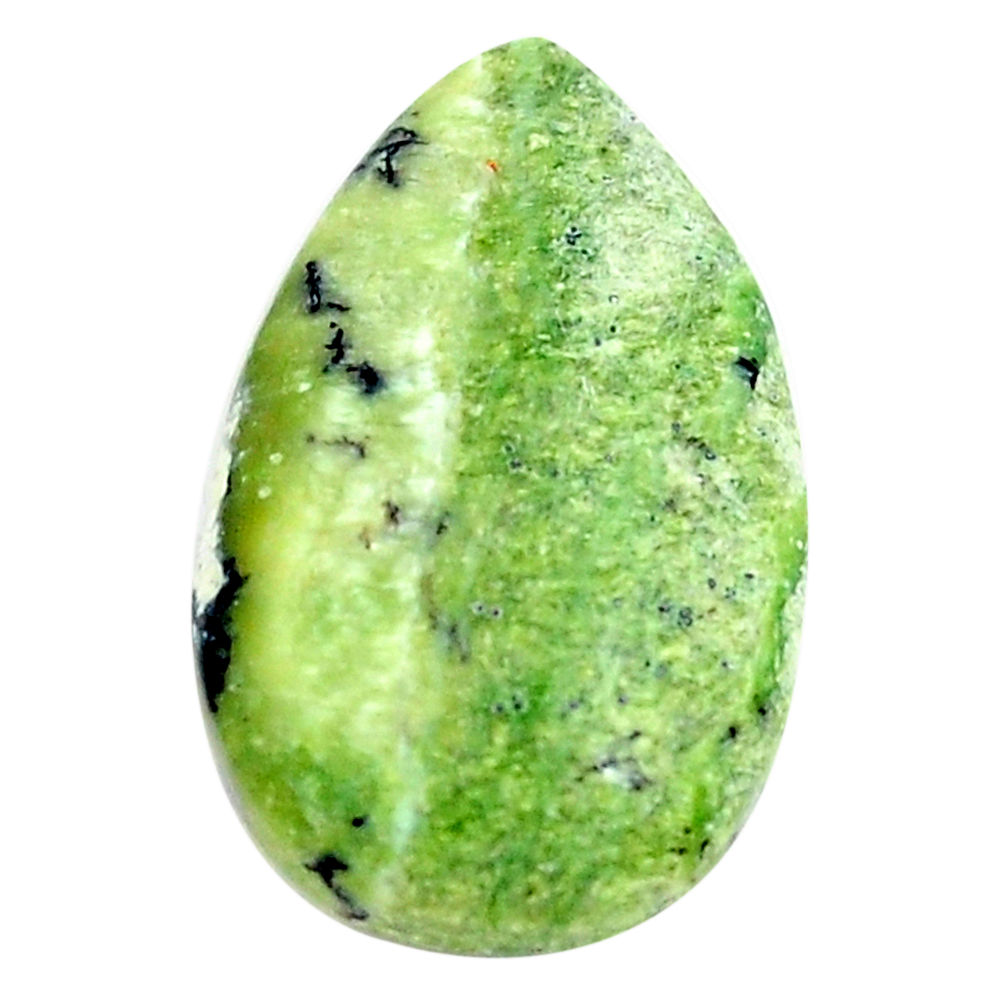 Natural 8.35cts swiss imperial opal green 22x13.5 mm pear loose gemstone s14389